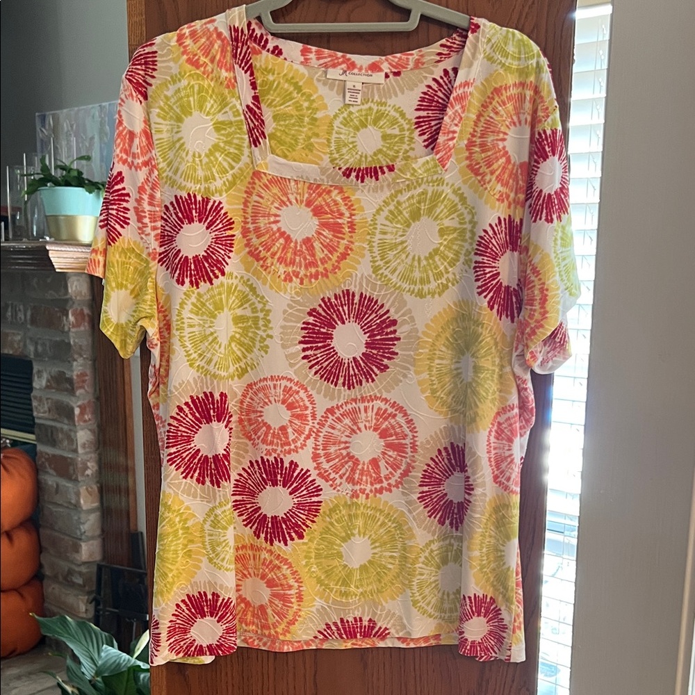 Vibrant Sunburst Women's Blouse